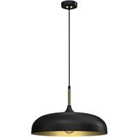 Milagro Pendant Lamp Lincoln Black 1 x E27, Black