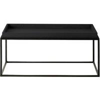 Crossland Grove Chelmsford Tray Coffee Table Black 90 X 60 X 40Cm