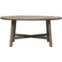 Crossland Grove Kingston Round Coffee Table Grey 90 X 90 X 40Cm, Grey