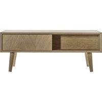 Crossland Grove Lisbon 2 Drawer Coffee Table 100 X 65 X 39.8Cm