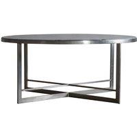 Crossland Grove Zaragoza Coffee Table Silver 90 X 90 X 40Cm