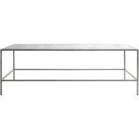 Crossland Grove Porto Coffee Table Silver 120 X 65 X 40Cm