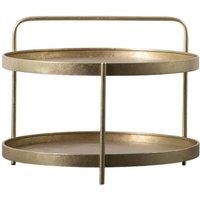 Crossland Grove Malmo Coffee Table Gold 65 X 65 X 50Cm