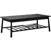 Crossland Grove Oxford Rectangle Coffee Table Black 120 X 65 X 42.5Cm, Black