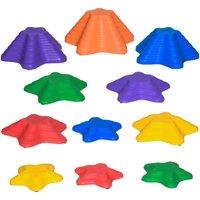 Outsunny 11-piece Balance Stepping Stones Non-slip Obstacle Course, Multi