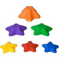 Outsunny Six-piece Balance Stepping Stones Stackable Non-slip Obstacle Course, Multi