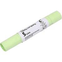 The Caddy Company Caddy Company 5L Compostable Bags 1 Roll , Green