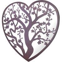 Mirroroutlet Home & Garden Heart Shaped Tree Decorative Garden Mirror 70Cmx70Cm