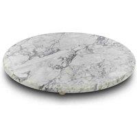 Homiu Marble Circle Chopping Board - White, White