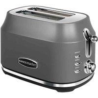 Rangemaster RMCL2S201GY 2 Slice Classic Toaster - Matt Slate Grey, Grey