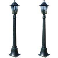 vidaXL Preston Garden Lights 2 pcs 105 cm, Green