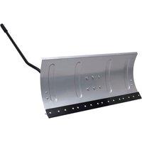 vidaXL Snow Shield for Lawnmower 100cm, Silver