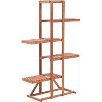 vidaXL Plant Stand Cedar Wood 86x36x139cm, Brown