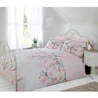 Rapport Home Single Eloise Duvet Set Pink, Pink