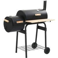 vidaXL Classic Charcoal BBQ Offset Smoker