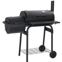 vidaXL 45366 Classic Charcoal BBQ Offset Smoker