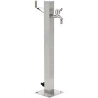 vidaXL Garden Water Column Stainless Steel Square 65cm, Silver