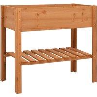 vidaXL Planter 88X43X80cm Firwood, Brown