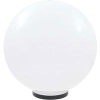 vidaXL LED Bowl Lamp Spherical 50 cm PMMA, White