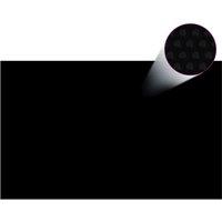 vidaXL Floating Rectangular Pe Solar Pool Film 8 X 5 M Black, Black