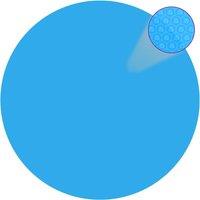 vidaXL Round Pool Cover 488cm Pe Blue, Blue
