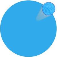 vidaXL Round Pool Cover 549cm Pe Blue, Blue