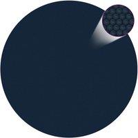 vidaXL Floating Pe Solar Pool Film 455cm Black And Blue, Black