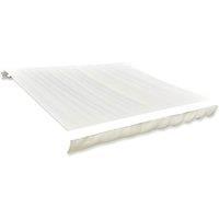 vidaXL Awning Top Sunshade Canvas Cream 6X3M (frame Not Included), Cream