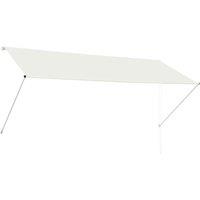 vidaXL Retractable Awning 300X150cm Cream, Cream