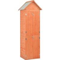 vidaXL Garden Storage Shed 71X60X213cm Wood, Brown