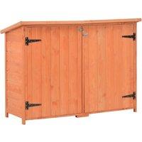 vidaXL Garden Storage Shed 120X50X91cm Wood, Brown