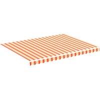 vidaXL Replacement Fabric for Awning Yellow and Orange 4x3 m, Yellow