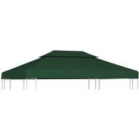 vidaXL Gazebo Cover Canopy Replacement 310 g / m Green 3 x 4 m, Green