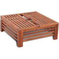 vidaXL Wooden Parasol Stand Cover, Brown