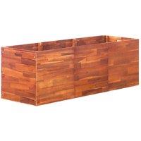 vidaXL Garden Raised Bed Acacia Wood 150x50x50cm, Brown