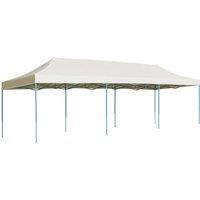 vidaXL Folding Pop-up Party Tent 3x9 m Cream, Cream