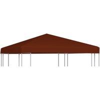 vidaXL Gazebo Top Cover 310 G/M 3x3 M Terracota, Red
