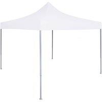 vidaXL Professional Folding Party Tent 2x2 M Steel White, White