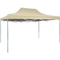 vidaXL Professional Folding Party Tent 3x4 m Steel Cream, Cream