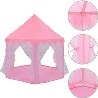 vidaXL Princess Play Tent Pink, Pink