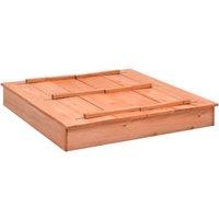 vidaXL Sandbox Firwood 95x90x15 cm, Brown