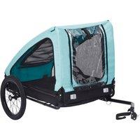 vidaXL Pet Trailer Blue And Black, Blue