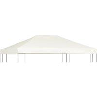 vidaXL Gazebo Top Cover 310 G/M 4x3 M Cream White, White