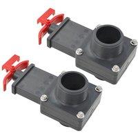 vidaXL Pool Gate Valve 2 Pcs 1.5inch, Multi