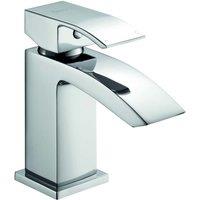 DEVA Swoop Mini Mono Basin Mixer, Silver