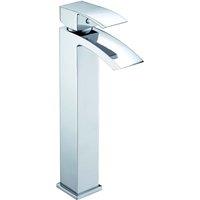 DEVA Swoop Tall Mono Basin Mixer, Silver