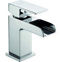 DEVA Sparkle Mono Basin Mixer And Press Top Waste, Silver