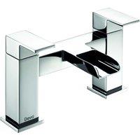 DEVA Sparkle Deck Mounted Bath Filler, Silver