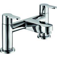 DEVA Ethos Deck Mounted Bath Filler, Silver