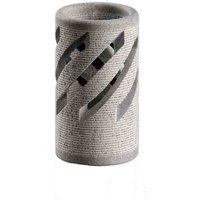 Hukka Lantern Or Tealight Holder Jatkankynttila Design Natural Eco-friendly Carelian Soapstone, Grey
